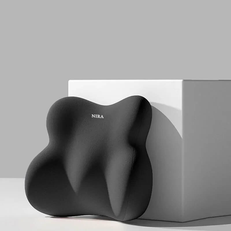 Ergonomic Car Backrest and Headrest Set